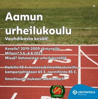 Kesätoimintaa - Aamun urheilukoulu